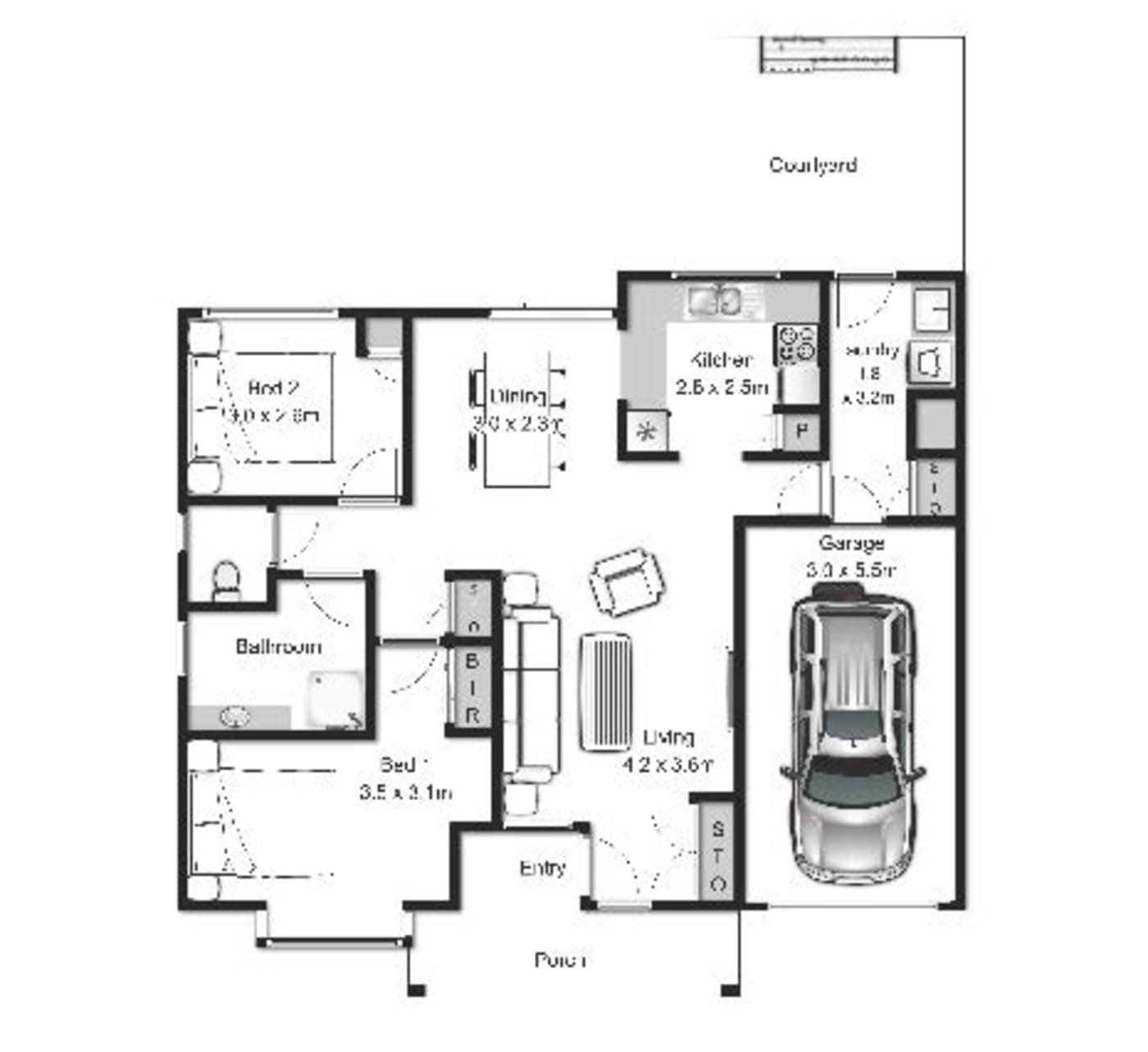 Two Bedroom Villas Gillin Park Levande